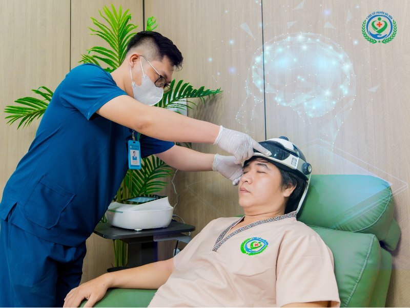 Phòng khám sử dụng công nghệ từ trường xuyên sọ TMS điều trị mất ngủ tiên tiến hiện nay